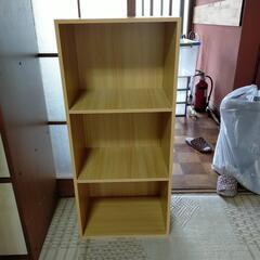 3段カラーボックス