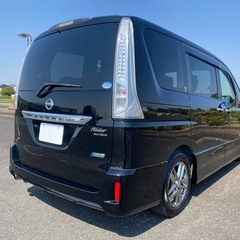 S-ハイブリッド★ライダーブラックライン★大型フリップダウンモニター★メーカーナビ★両側パワスラ★オルタネーター交換済★前後ドラレコの画像