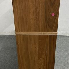 無印良品/MUJI スタッキングシェルフ ウォールナット材 3段×3列 幅122 オープンシェルフ 間仕切り 収納家具 中古家具 店頭引取歓迎 R9478の画像