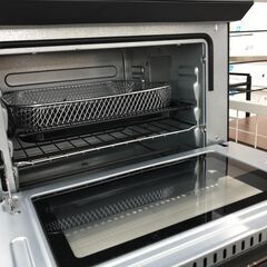 ★ジモティー割あり★KJ10018 アイリスオーヤマ コンベクションオーブントースター FVX-D14A-B  20年製 動作確認／クリーニング済みの画像