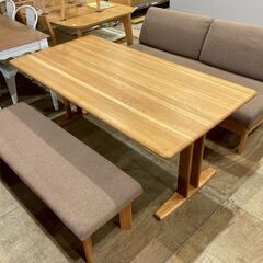 【愛品館 市原店】ベンチダイニング3点セット