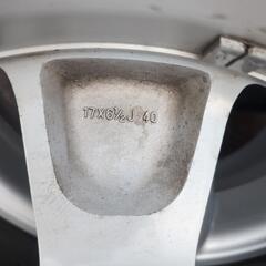 （値下げ）NISSAN　純正アルミホイール　215/60/R17の画像