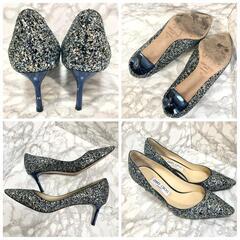 JIMMY CHOO☆グリッター【美品！】☆パンプス☆ラメ☆24cm☆37