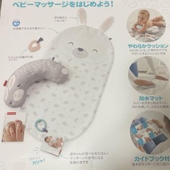 ベビーバウンサー⭐️新品ベビーマッサージセット　歯固め　布えほん　クッション　防水マットの画像