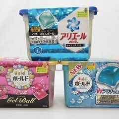 stp-3162　未開封品　ジェルボール　6点セット　計118個　アリエール　ボールド　ARIEL　Bold パワー　洗濯洗剤　すすぎ1回OKの画像