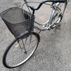 お話し中】自転車、普通のママチャリ