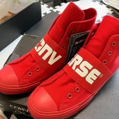 converseハイカットスニーカー　スリッポンタイプ