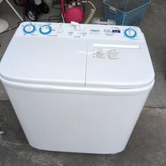 【値下げ】AQUA 2023年製 2槽式洗濯機5.0kg