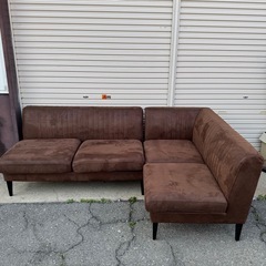 関家具 クラッシュゲート グレス カウチソファ 美品