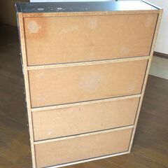 本棚(黒)の画像