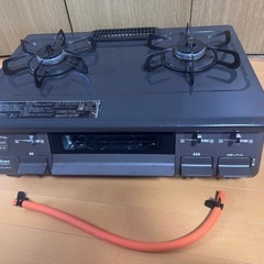 2022年製　美品　プロパン　ガスコンロ [2口/右強火] IC...