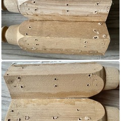 ろくろ飾り柱 木材 DIY 端材 ロクロの画像