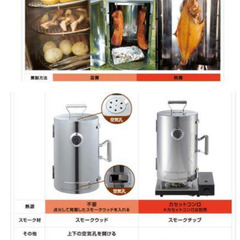 LOGOS 燻製器　　バーナーが要らないスモーカーの画像