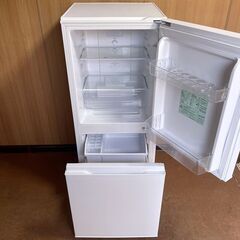 2024年製□AQUA 135L 冷蔵庫 AQR-14E2-W 自動霜取り ホワイト