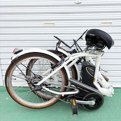 整備済●折り畳み●新規準●パナソニック 電動アシスト自転車 電動自転車