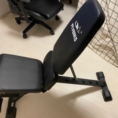 ダンベル2種類➕ベンチ　（トレーニングベンチ　筋トレセット）