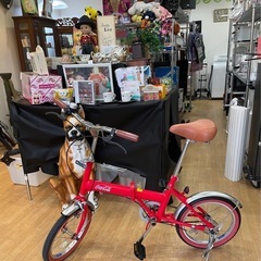 コカコーラ 折り畳み 自転車  レッド コンパクト お洒落 動作...
