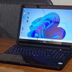 富士通15インチ 【win11 + win10 起動8秒 CPU...