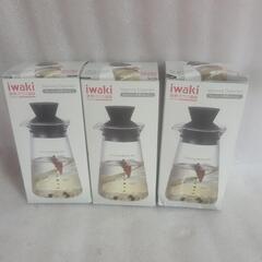 新品　耐熱ガラス食器　ボトル3本