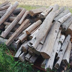 薪に如何ですか？　家屋解体材　5月中