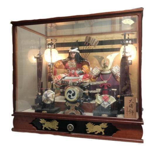 おすすめ 五月人形 大将飾 賀風作 特撰 (yasu91 提灯電気入オルゴール付き 子どもの日