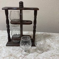 🥂回転式グラスホルダー🥂喫茶店やカフェのディスプレイにも♡