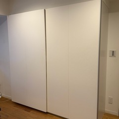 IKEA幅2m大型クローゼットシステム美品処分特価