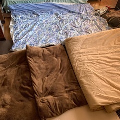 寝具　掛け敷布団　低反発枕　5点セット