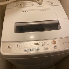 AQUA 洗濯機　AQW-S60J(W)
