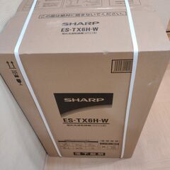 洗濯乾燥機 SHARP ES-TX6H-W