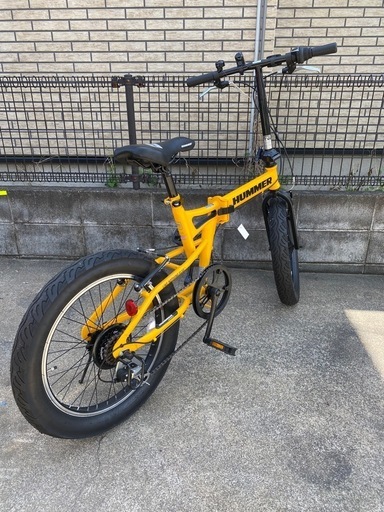 【美品】HUMMER(ハマー) FDB206FAT-BIKE 20インチ