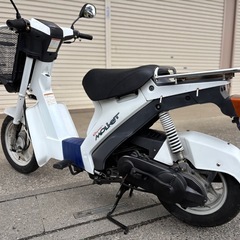 ⭐️スーパーモレ快速2スト⭐️バッテリー・プラグ・シート・エアクリなどなど新品交換⭐️スピードは60km/h確認❗️快調です^_^50cc原付スクーター⭐️の画像