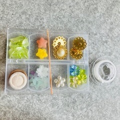手芸　ボタン　テグス　パーツ　糸通し　クラフト　
