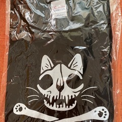猫ドクロTシャツ