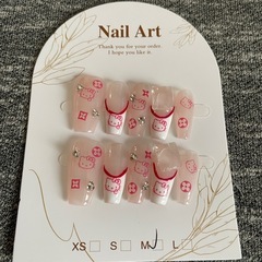未使用 ネイルチップ キティー① Ꮇ