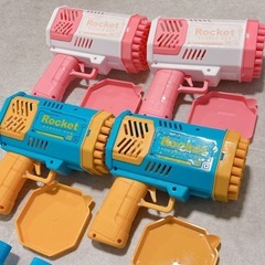 新品未使用　シャボン液付き　バブルガンセット