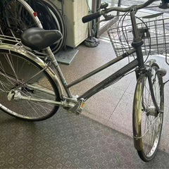 自転車　シルバー　中古車