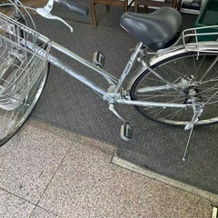自転車　シルバー　中古車の画像