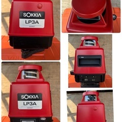 SOKKIA ソキア 回転レーザーレベル　プレーナー 回転レーザー　レベル　測量器 LP3A 受光器の画像