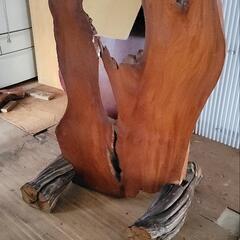 1枚板 置物 アートの画像