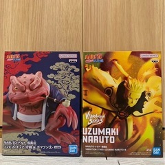 NARUTOとガマブン太のフィギュアセット