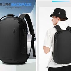 BANGE シティコンパクトバックパック(盗難防止 防水 USB充電端子付)　未使用品の画像
