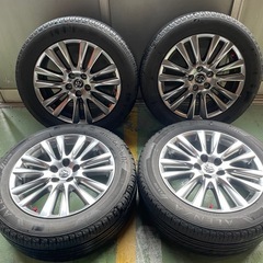 お手軽価格で贈りやすい 60系ハリアー純正タイヤホイールセット235/55r/18 バリ山 タイヤ・ホイール
