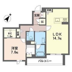 🏢安心の叶えRoom✨『1LDK』さいたま市緑区美園🎶敷金礼金無...