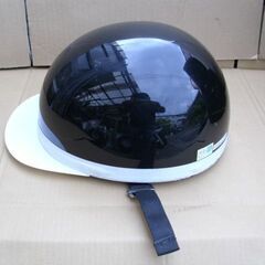 ツバ付き　ヘルメット（黒）中古品◆彦根市～の画像