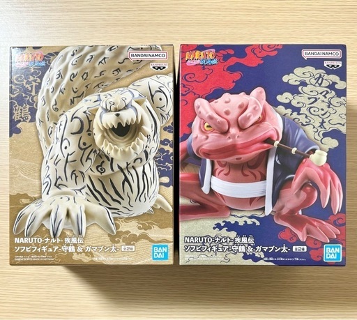 ナルト 疾風伝ガマブン太 ソフビフィギュア 6体セット