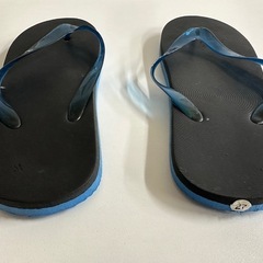 ビーチサンダル 青の画像