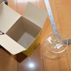 元箱付き サントリー SUNTORY ブランデーグラス 昭和レトロ 当時物 ガラス ウイスキー @1の画像