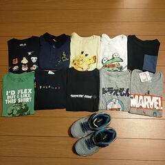 キッズTシャツ120   10枚   スケッチャーズスニーカーセット