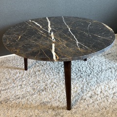 定価約5.5万 ZARA HOME 購入 大理石 ラウンドテーブ...